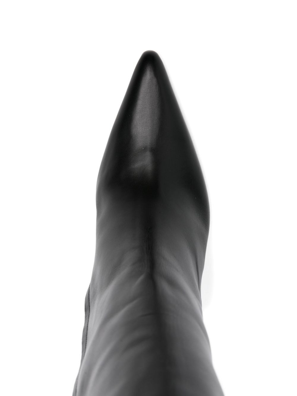 70mm pointed-toe sculpted-heel boots - 4