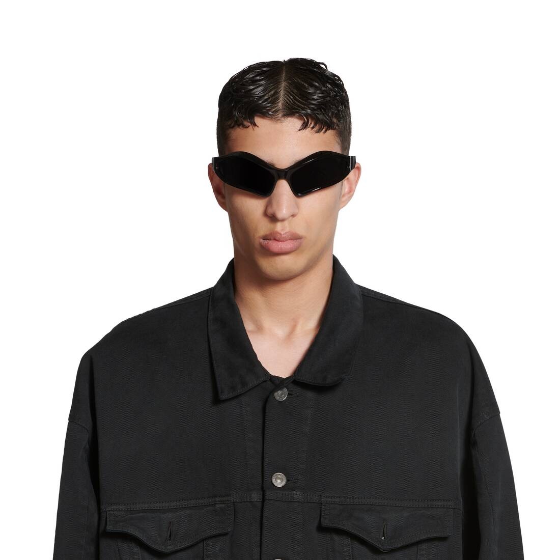Deconstructed Jacket in Black Faded - 5