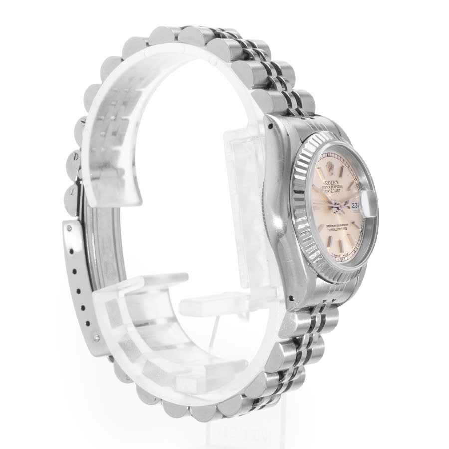 Pre-owned Rolex Datejust 26 Automatic Chronometer Silver Dial Ladies Watch 69174 SSJ - 7
