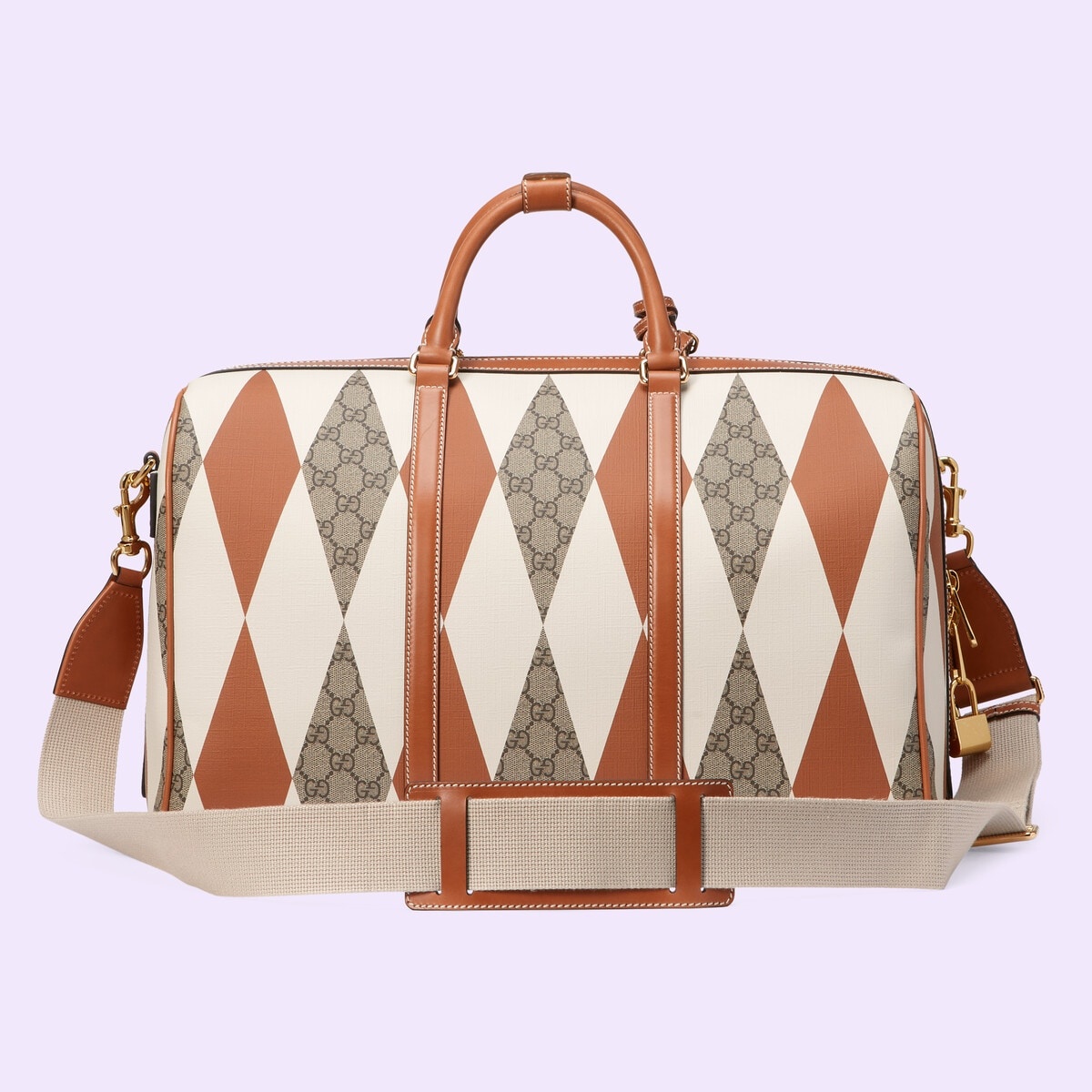 GG rhombus print duffle bag - 5