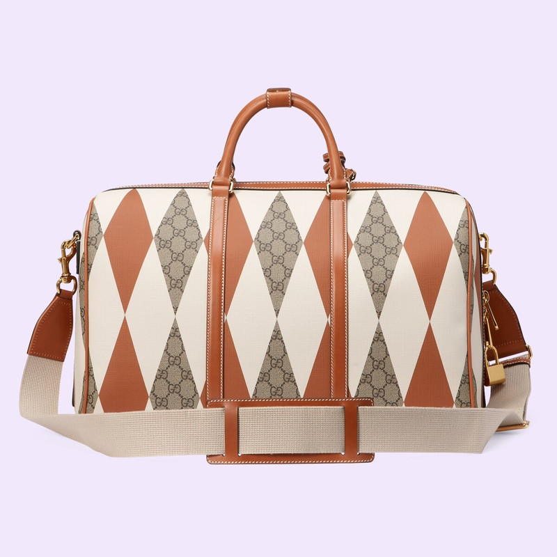 GG rhombus print duffle bag 5
