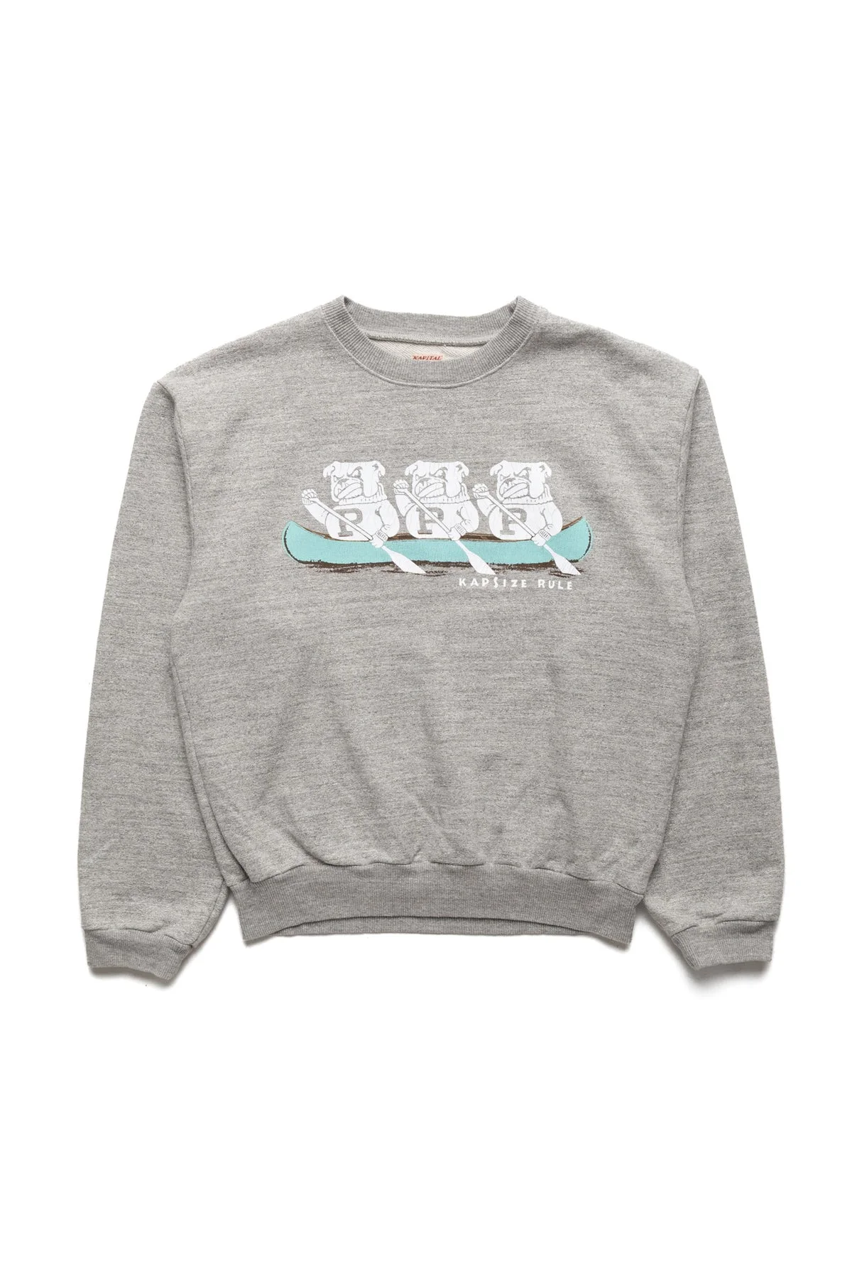 TOP SWT Knit Crew ("P" BULLDOG) - TOP Grey - 1