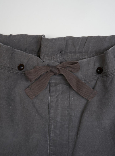 Nigel Cabourn Hospital Pant Sulfur Dye in Charcoal Grey outlook