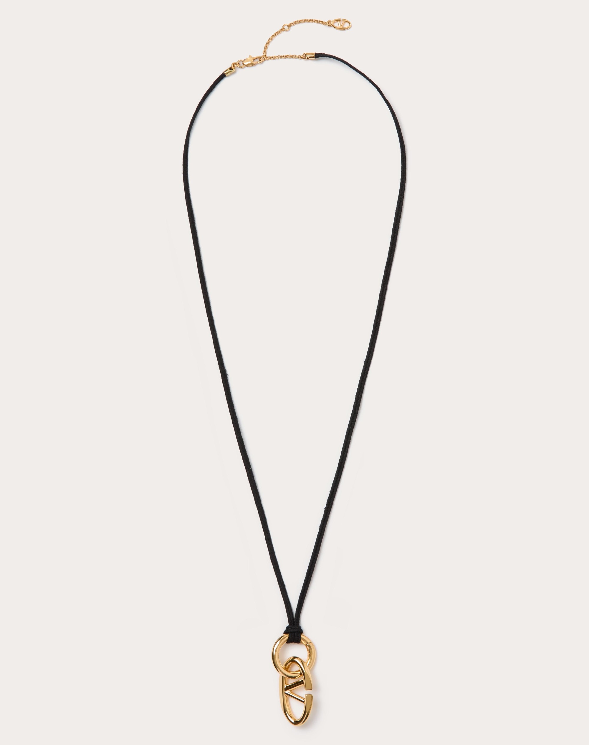 Valentino VLOGO THE BOLD EDITION ROPE AND METAL NECKLACE