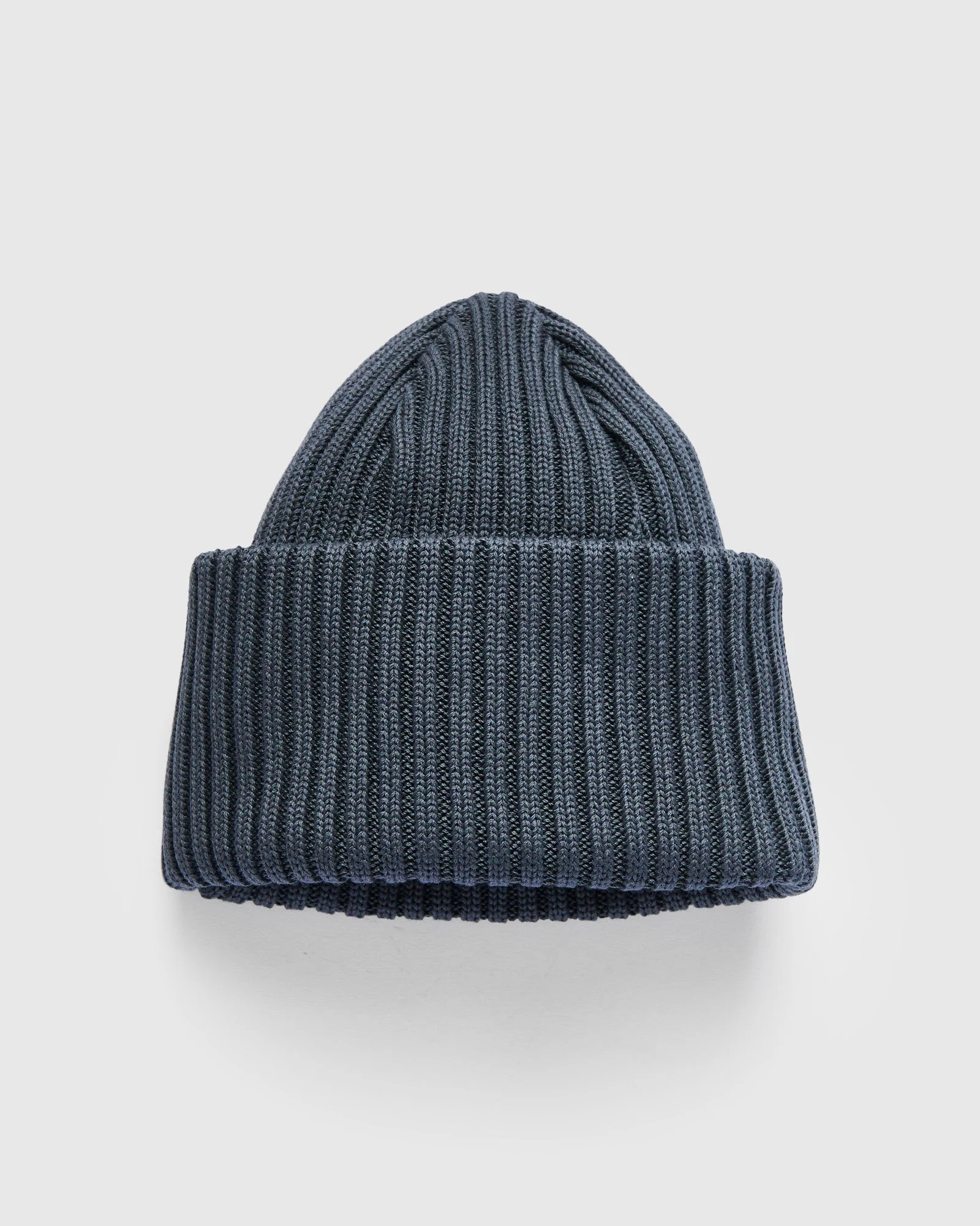 Cotton Knit Cap in Charcoal - 1