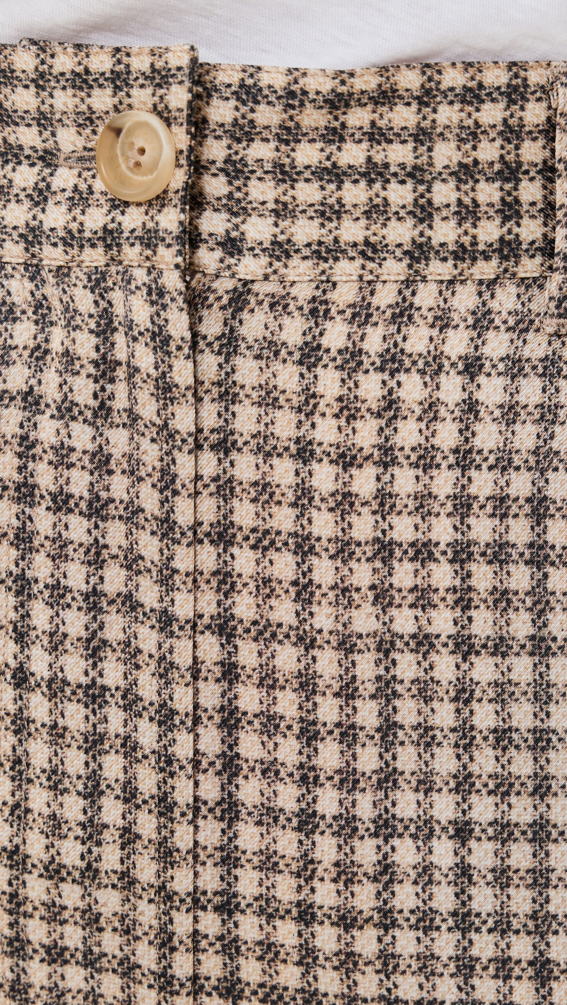Check Fluid Twill Trousers - 5