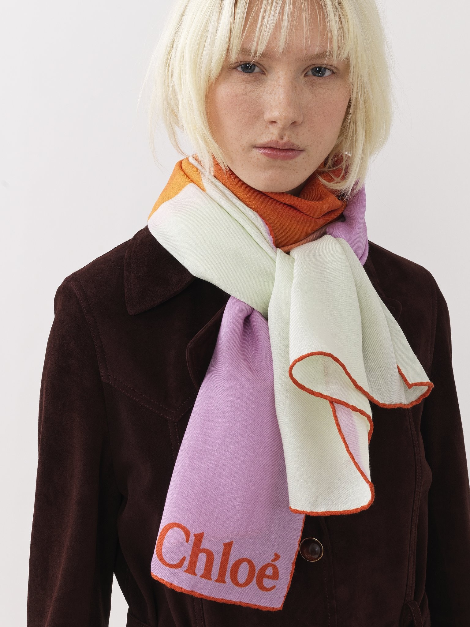 FUSION PRINTED LONG SCARF - 4