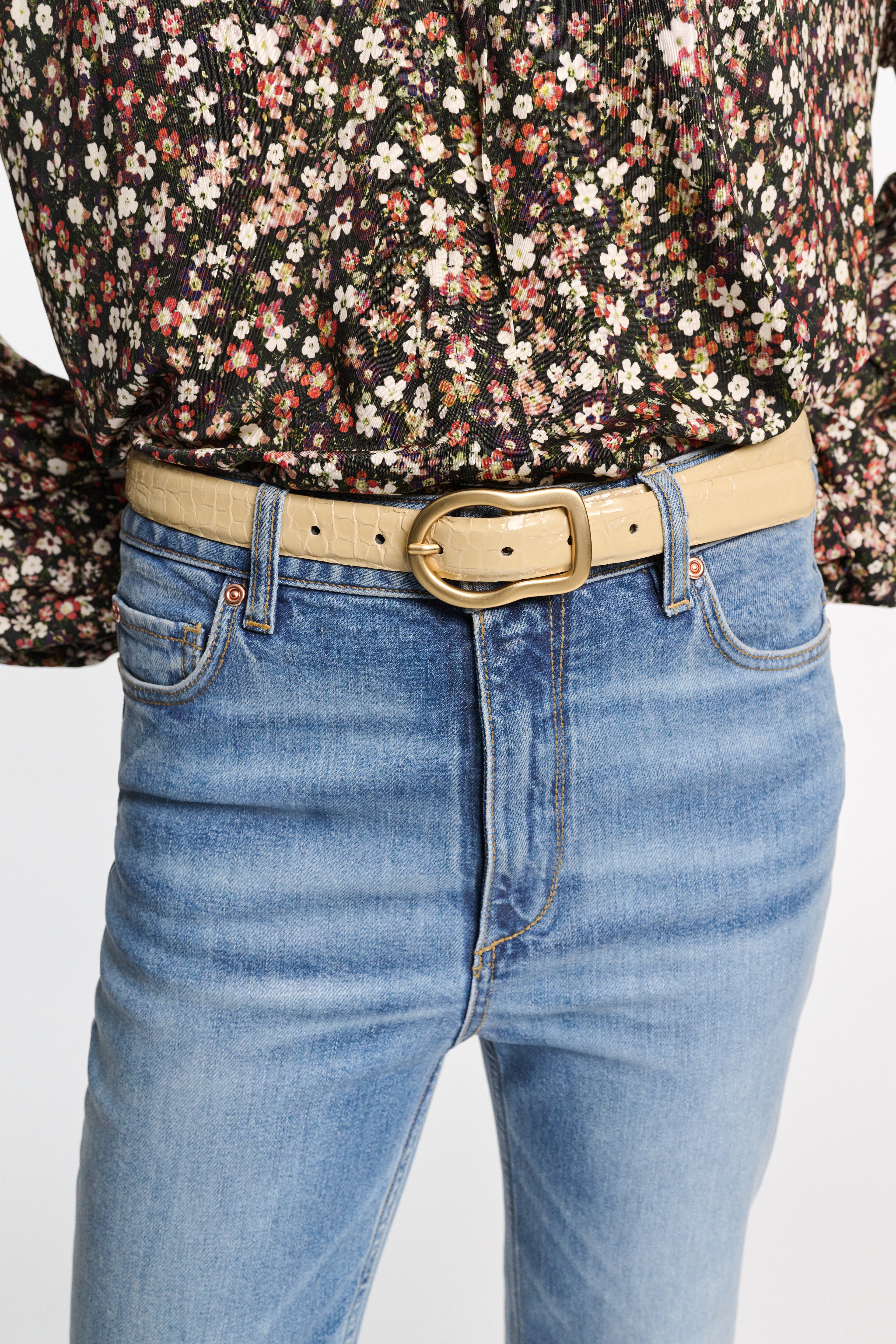 EXOTIC SHINE - Reversible belt - 3