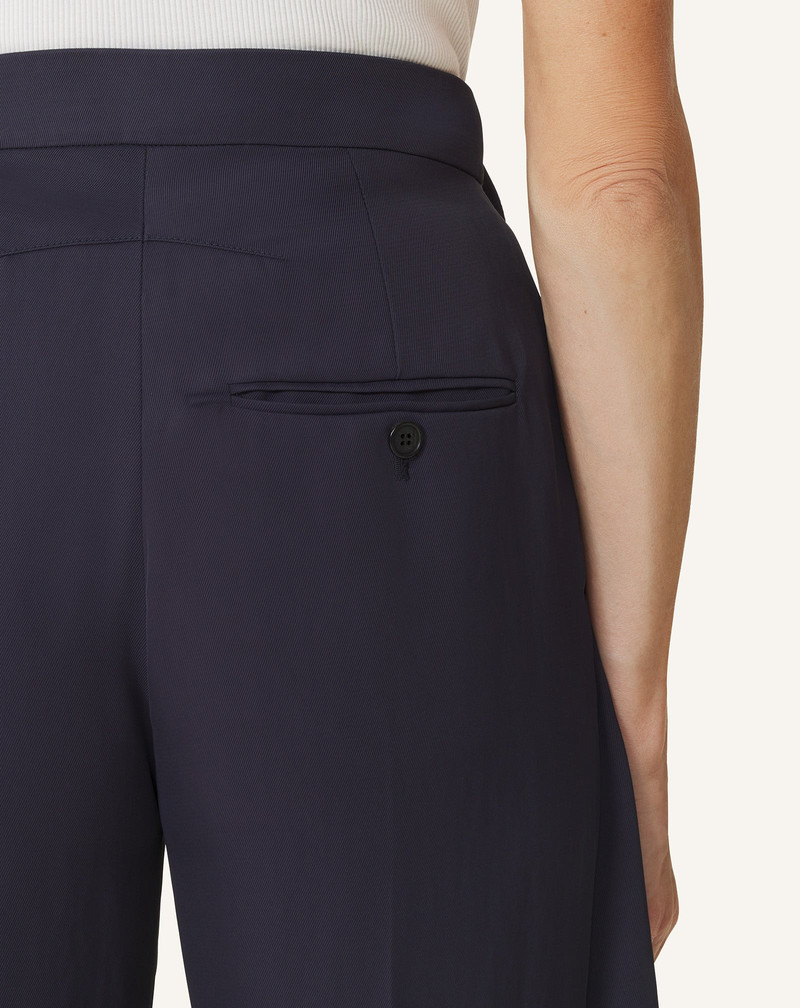 FRILLED TWILL PANTS 6