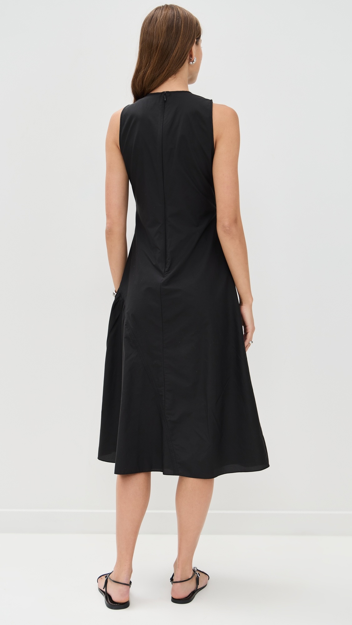 Asymmetrical Ruched Tank Dress - 2