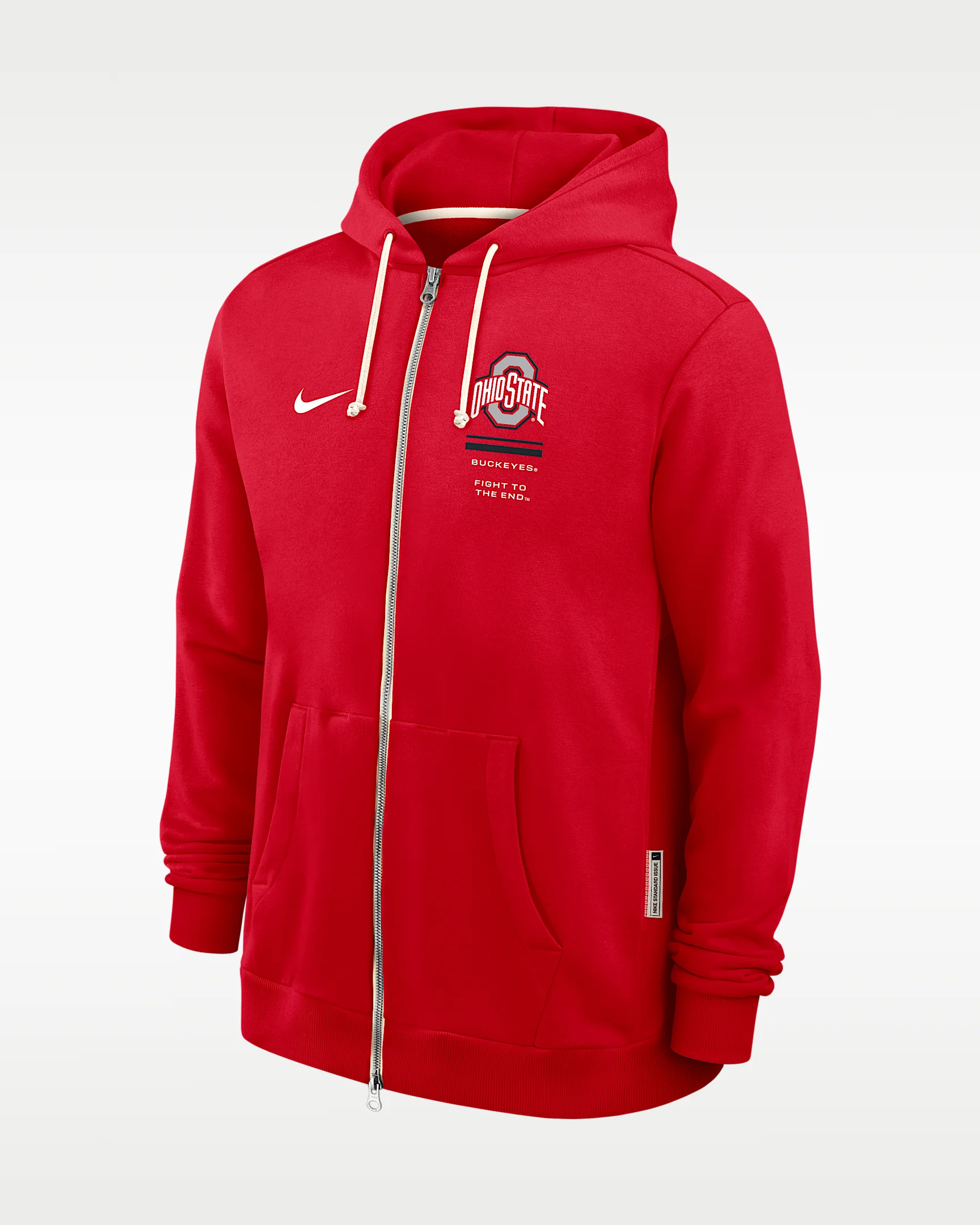 Ohio State Sideline Standard Issue Men's Nike Dri-FIT College Full-Zip Hoodie - 1