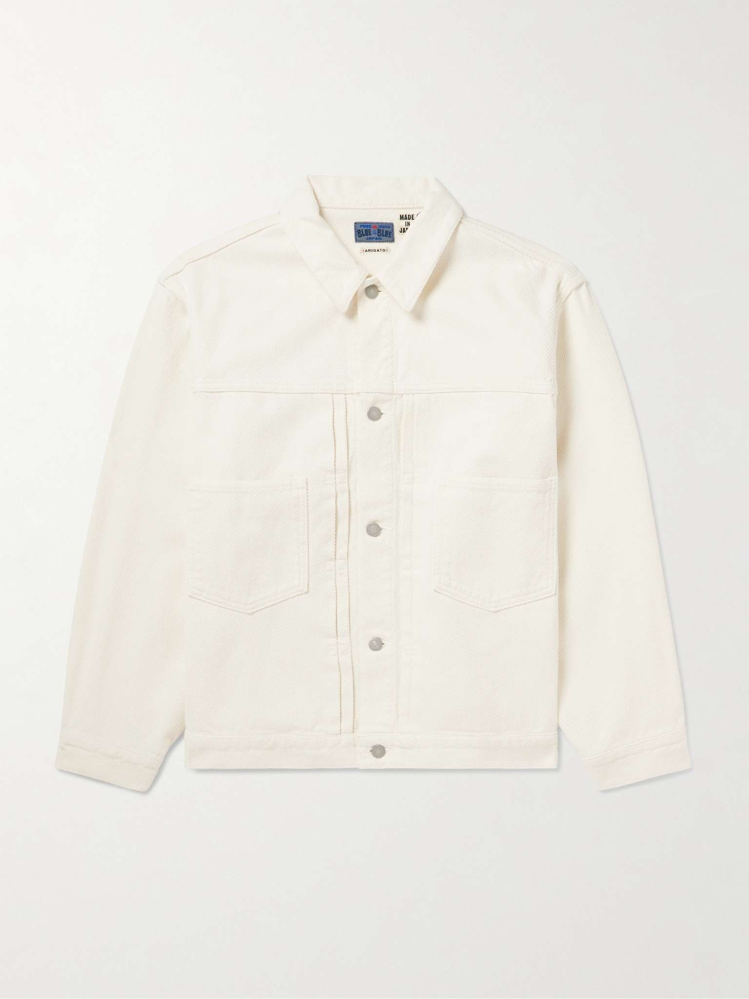 Sashiko Cotton Trucker Jacket - 1