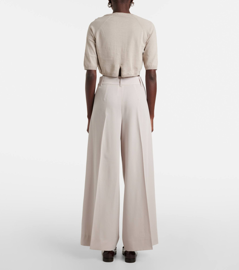 Nichols wool wide-leg pants 3
