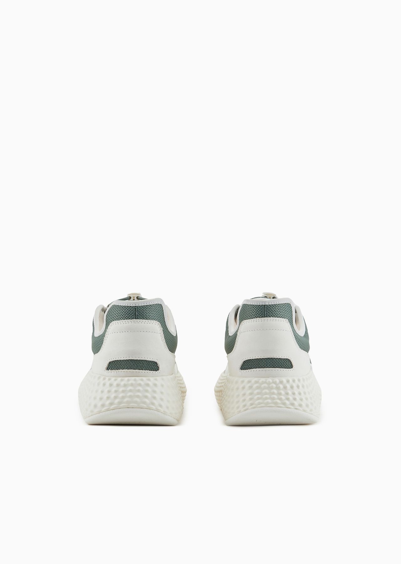 Mesh sneakers with nubuck details - 4