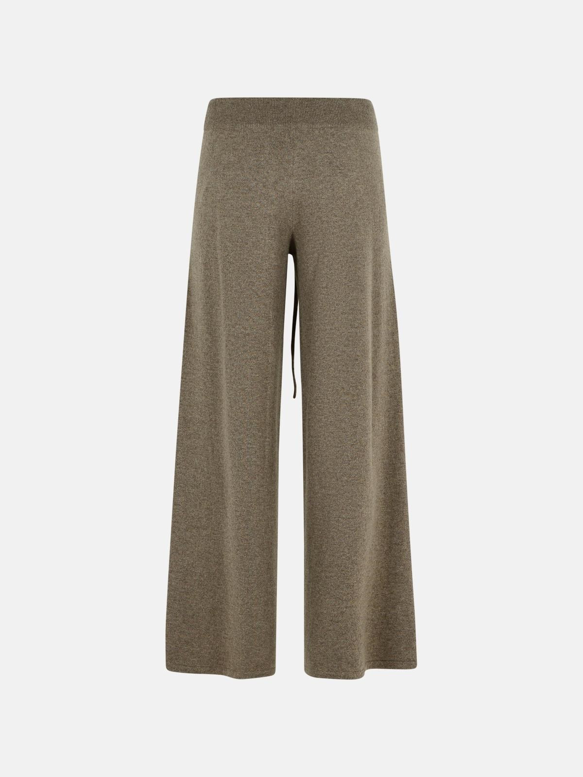 'OMI' TRUFFLE CASHMERE PANTS - 3