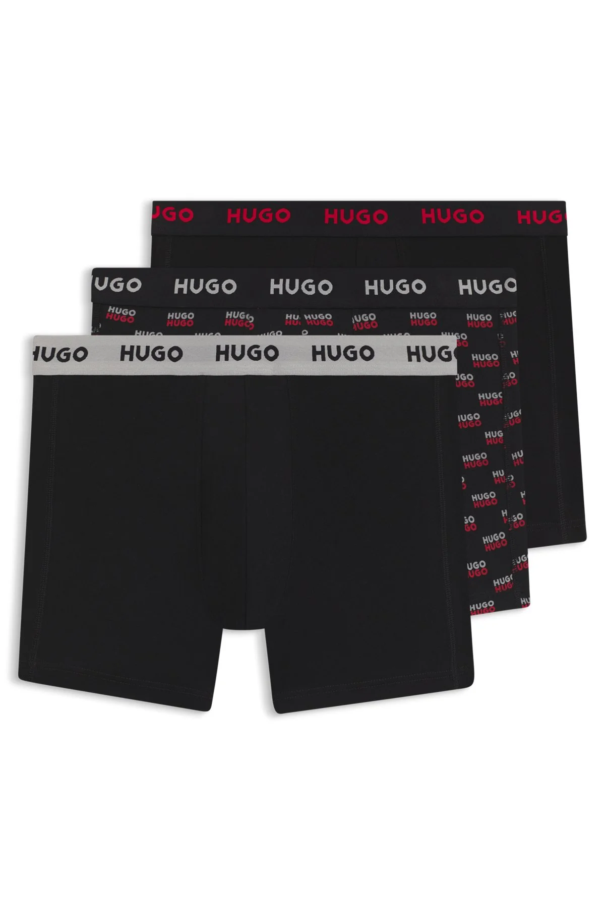 THREE-PACK OF BOXER BRIEFS IN STRETCH COTTON - 1