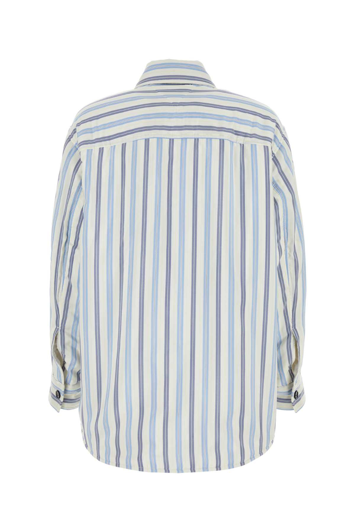 Bottega Veneta Women Embroidered Silk Oversize Padded Shirt - 2