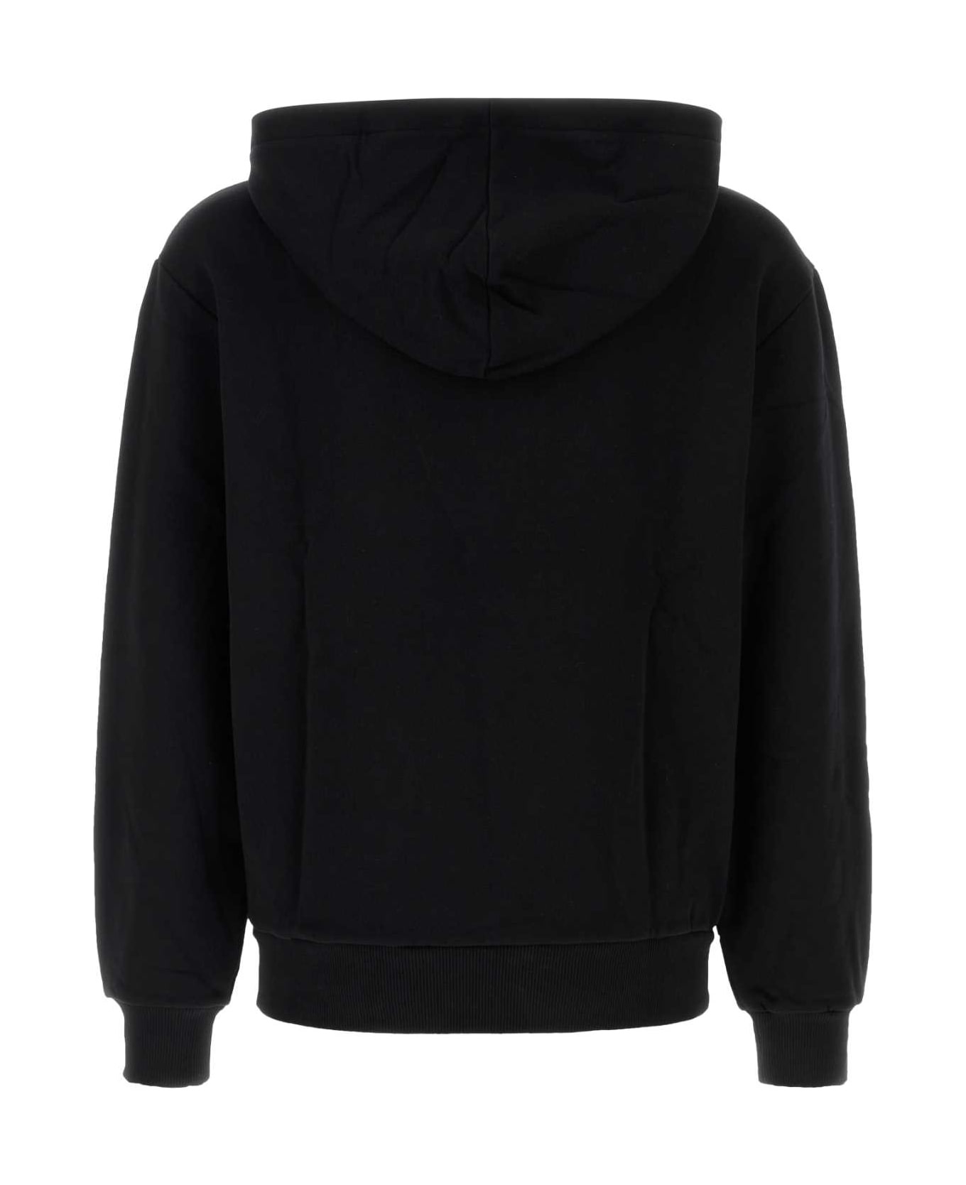 Black Cotton Sweatshirt - 2
