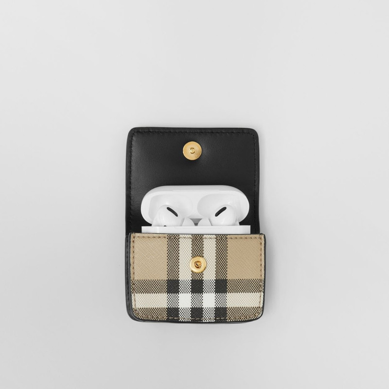 Check and Leather AirPods Pro Case 3