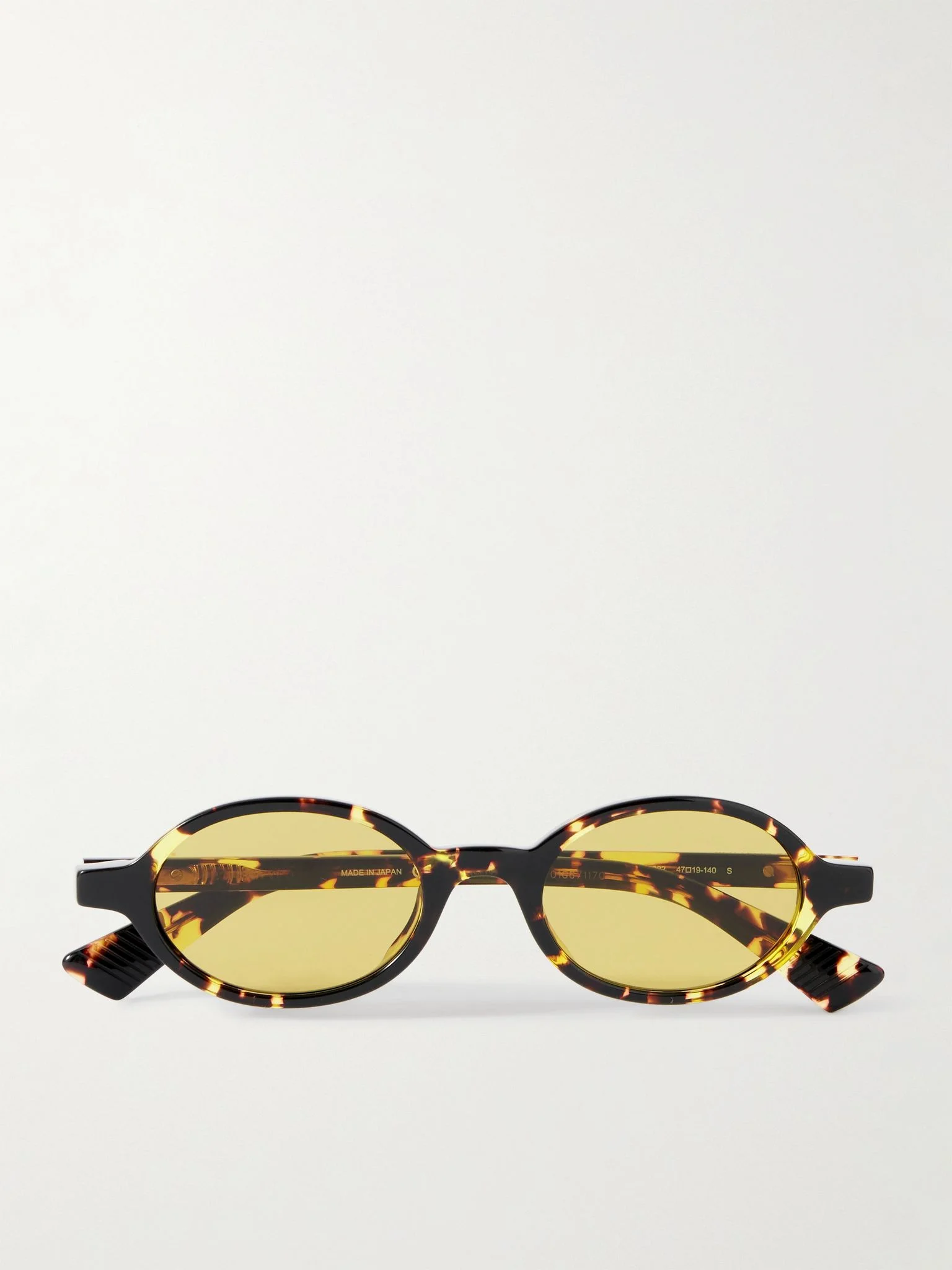 Round-frame tortoiseshell acetate sunglasses Tortoiseshell - 1