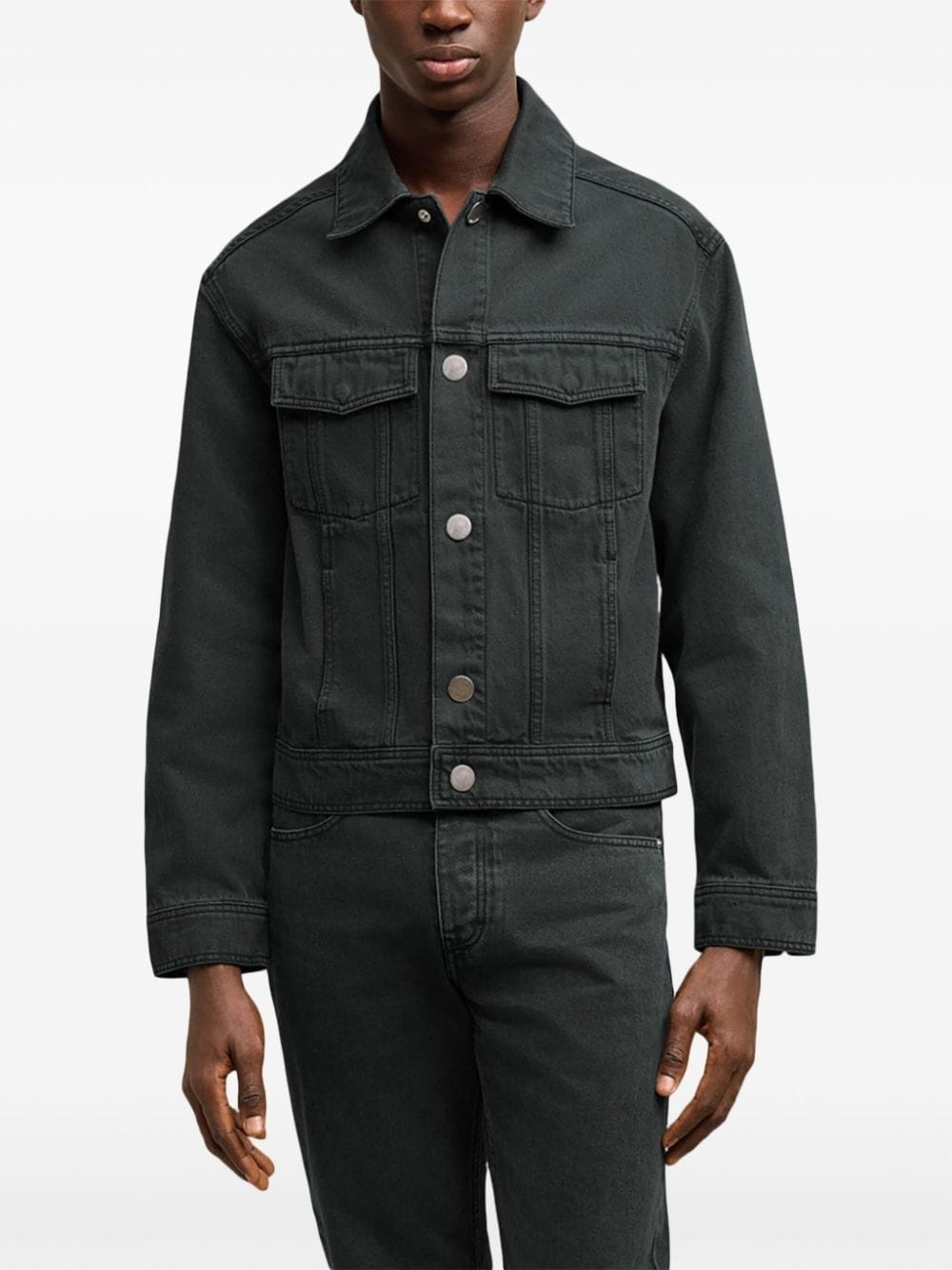 trucker cotton jacket - 5