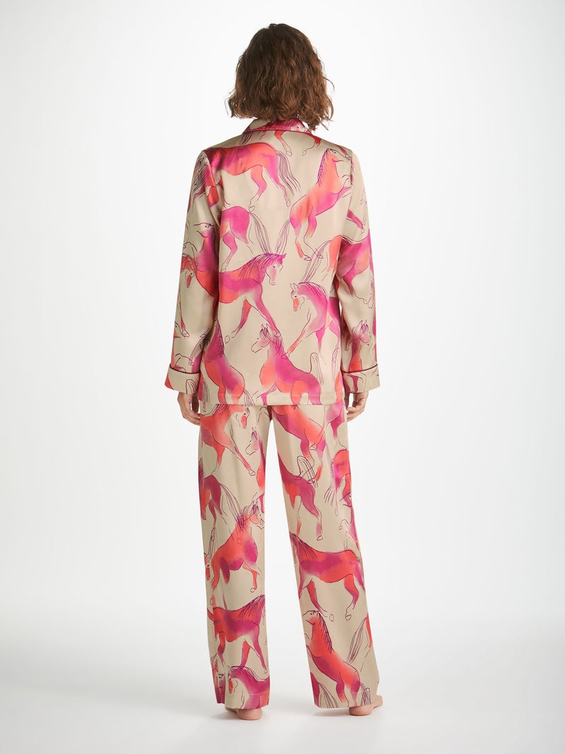 Women's Pyjamas Brindisi 96 Silk Satin Cream - 4