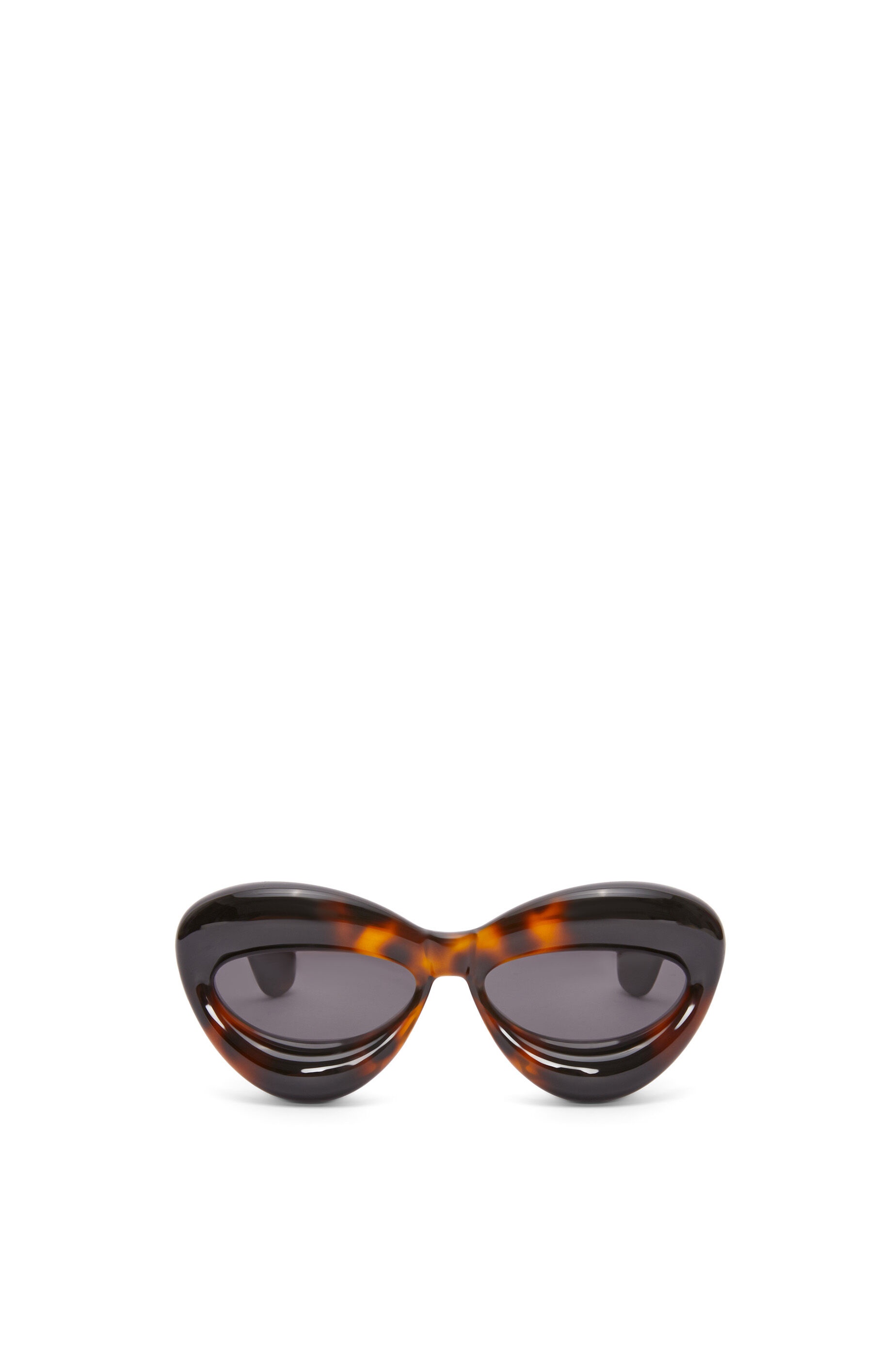 Inflated cateye sunglasses in nylon - 1