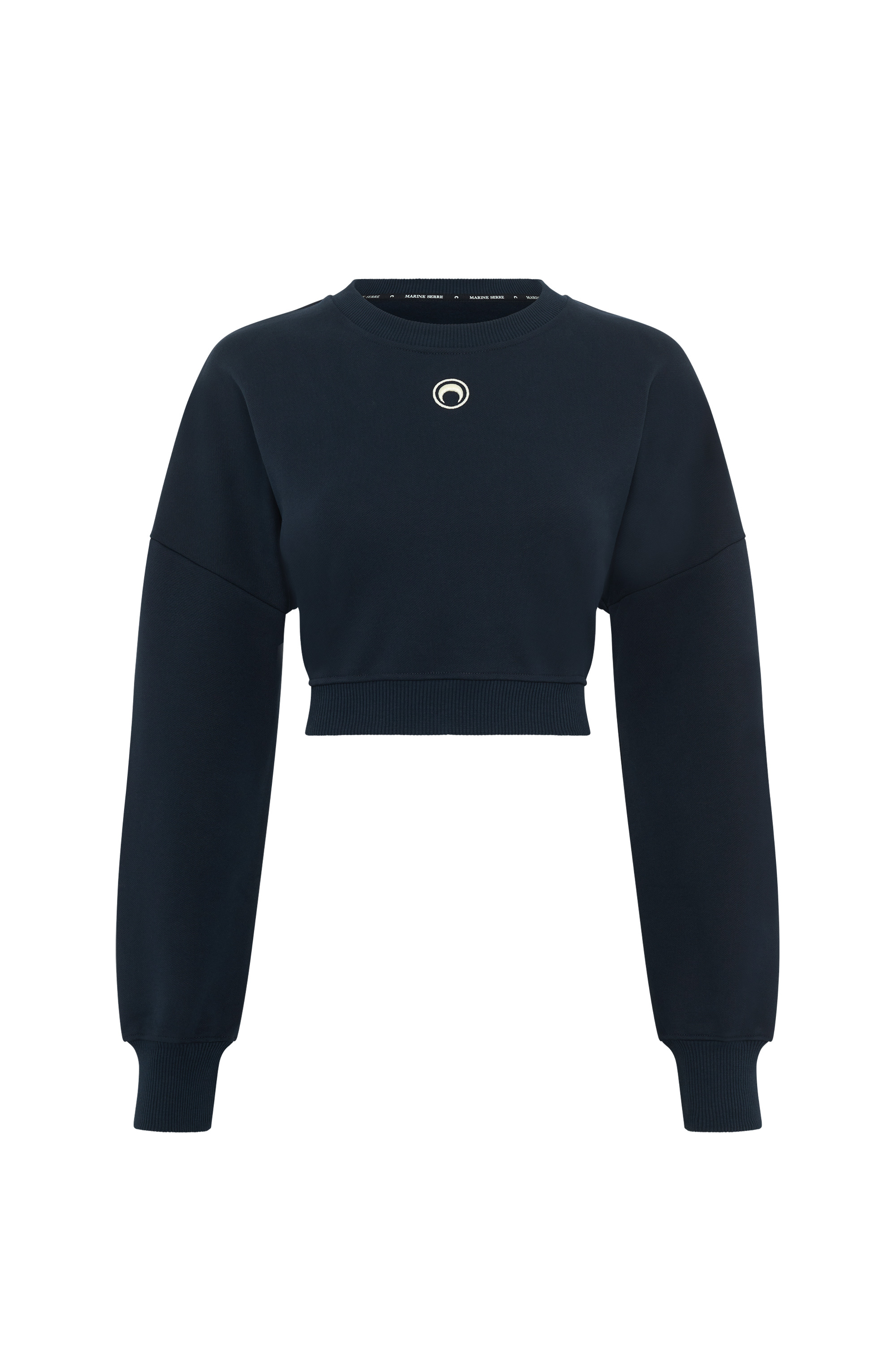 Moon Logo Fleece Cropped Sweatshirt - 1