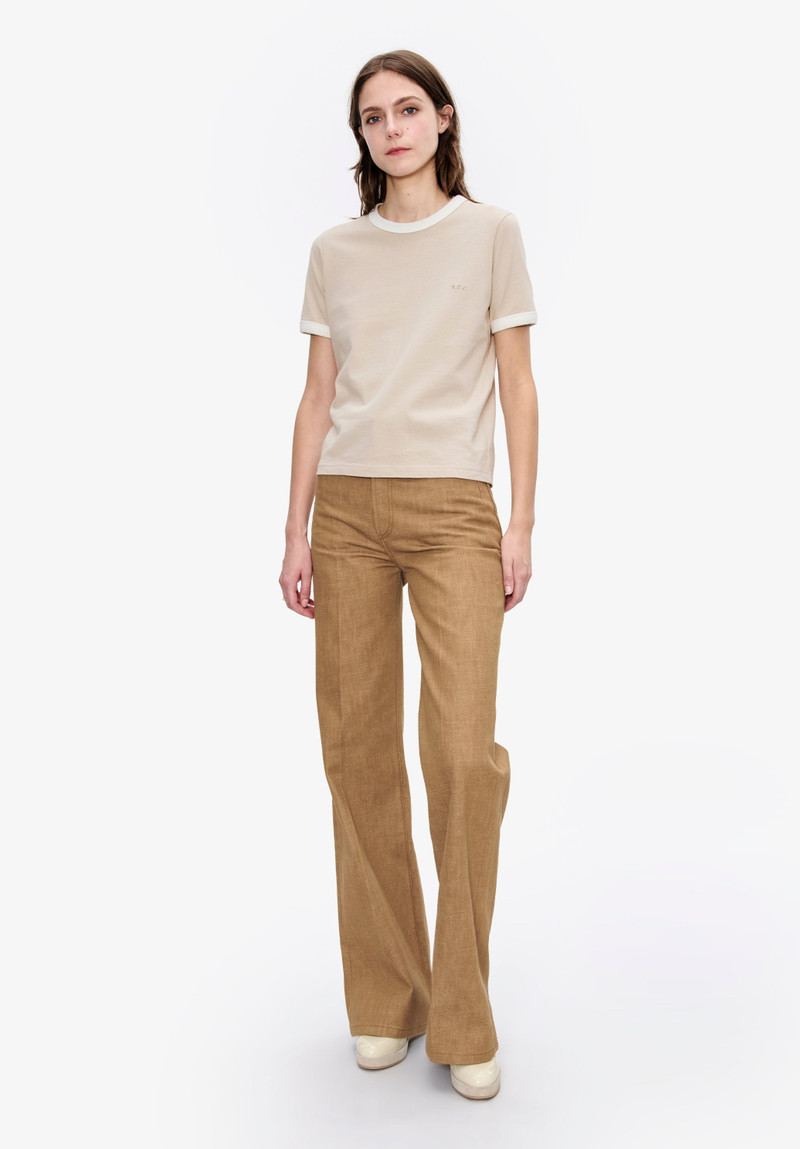 A.P.C. RINGER CROP T-SHIRT outlook