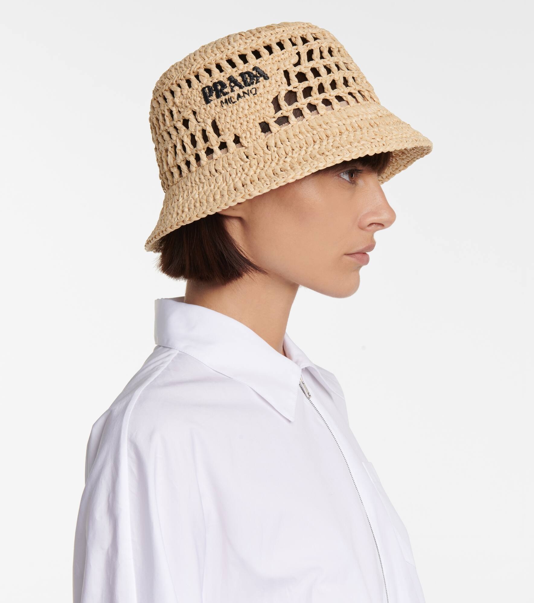 Raffia bucket hat - 3