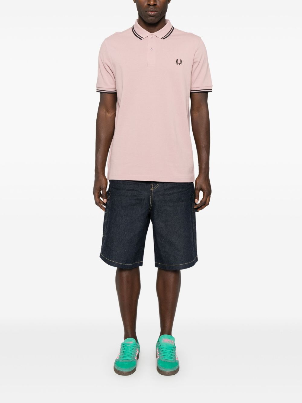 x Fred Perry logo-embroidered polo shirt - 2