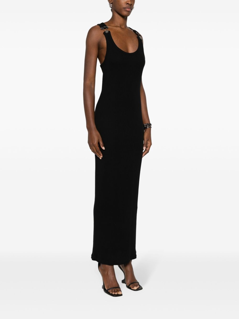 chunky-ribbed maxi dress - 3