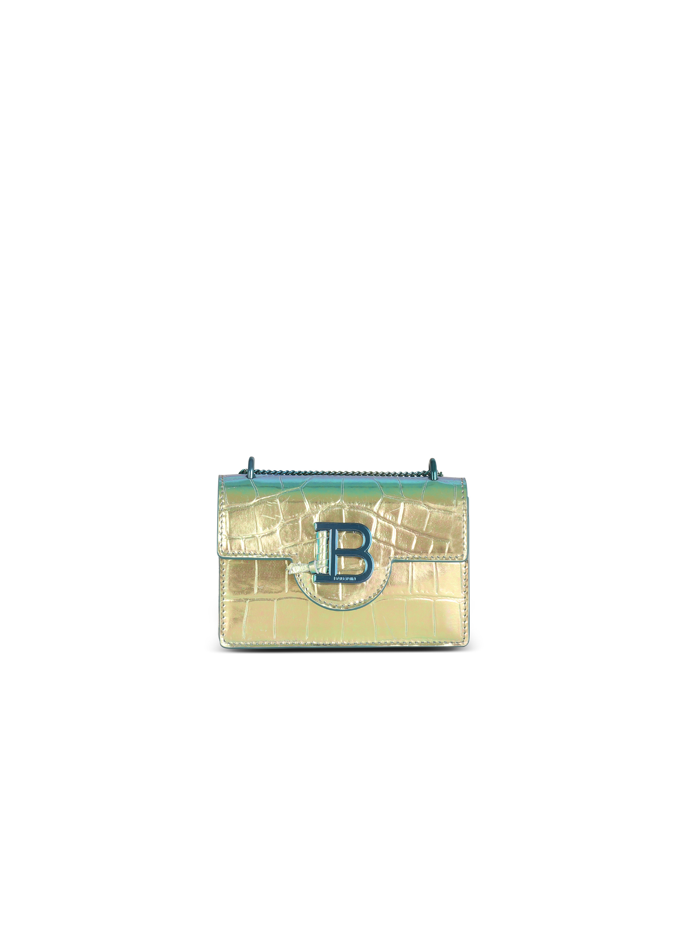 B-Buzz wallet in embossed crocodile-effect leather - 1