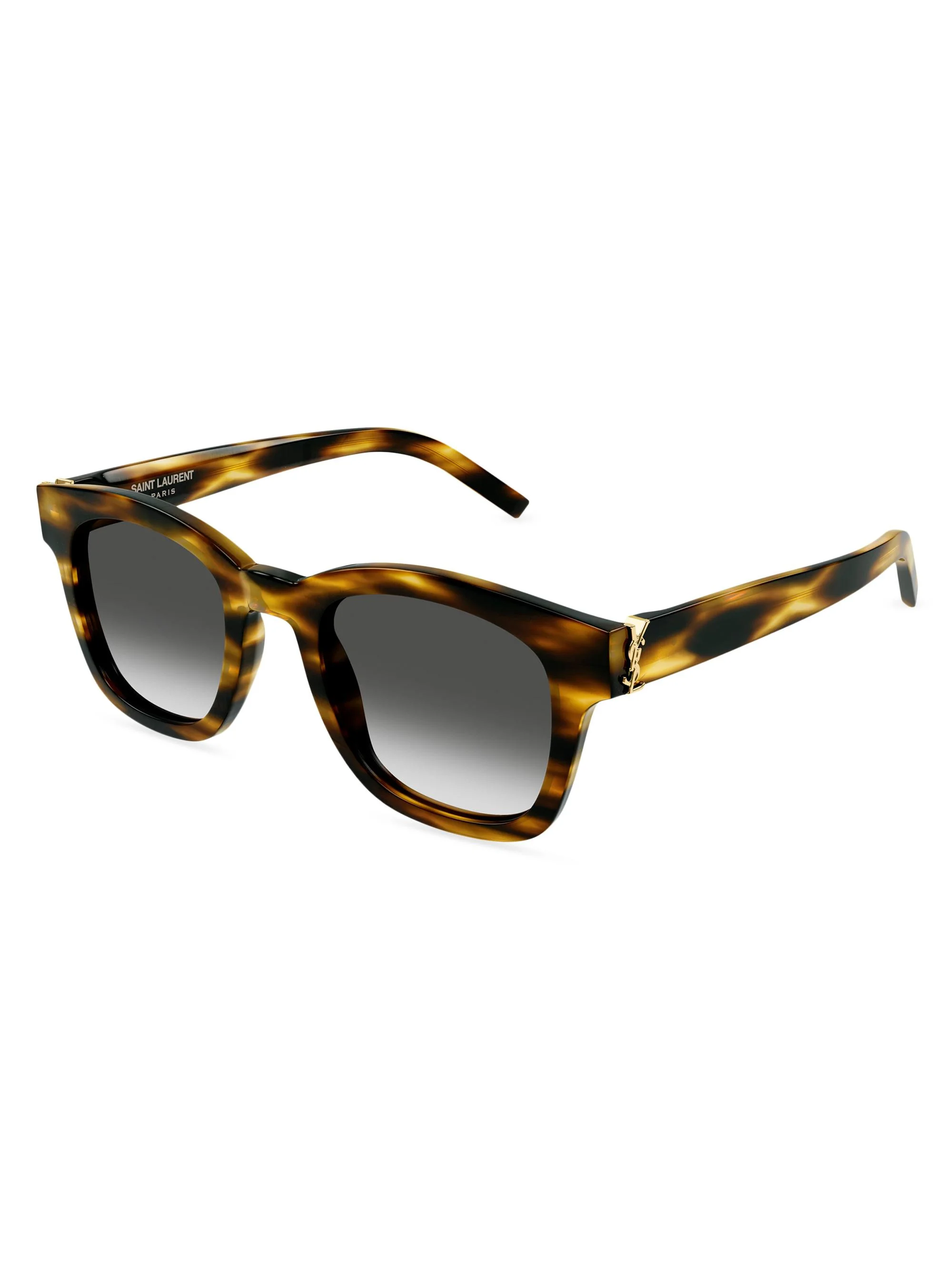 Men's Monogram Hinge 49MM Square Sunglasses - Havana - 1