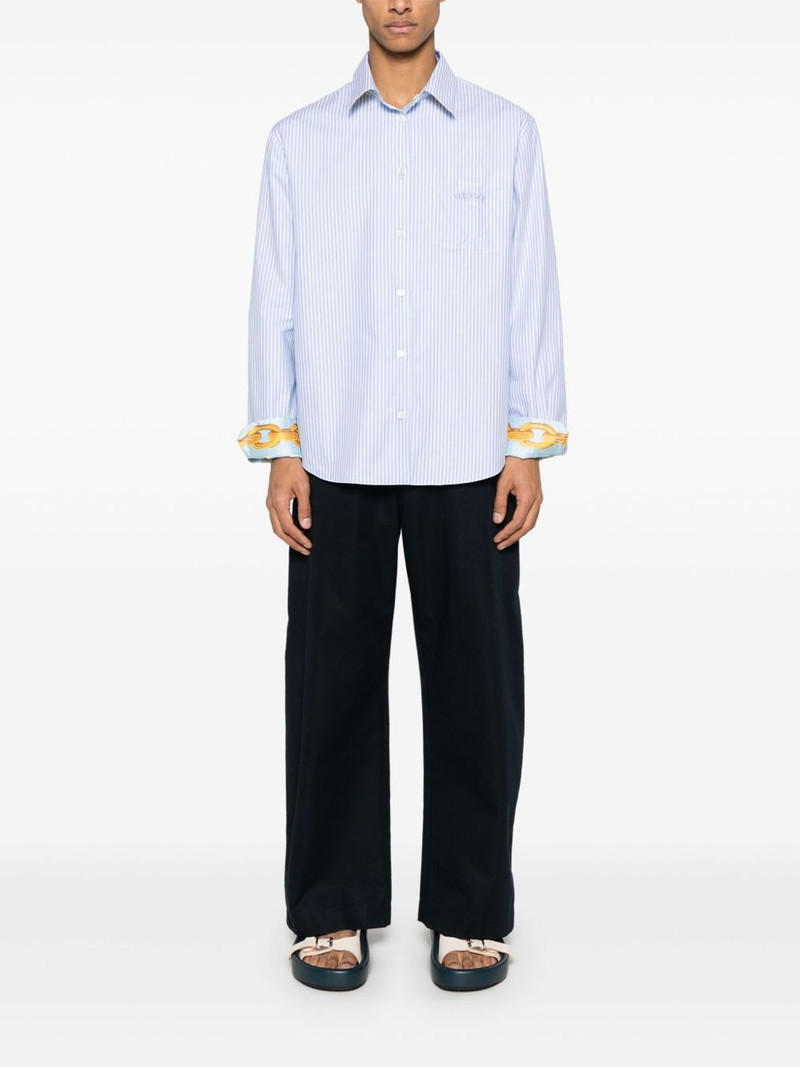 VERSACE striped shirt outlook