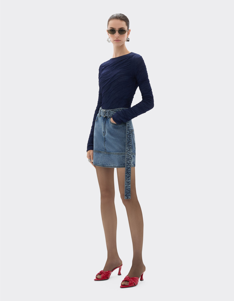 Slim fit wool and cotton jumper 3