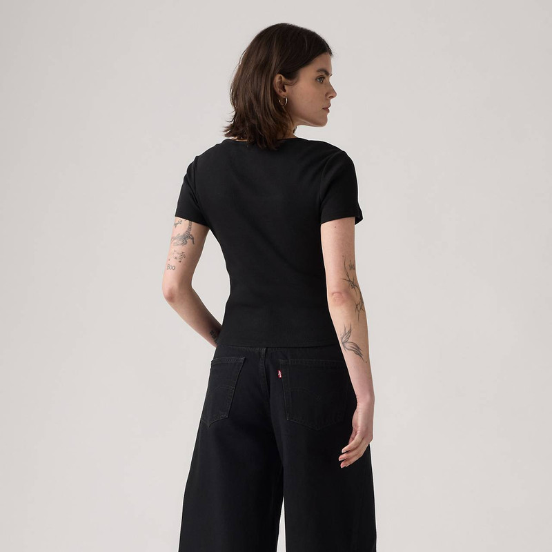 ESSENTIAL SQUARE NECK 티 4