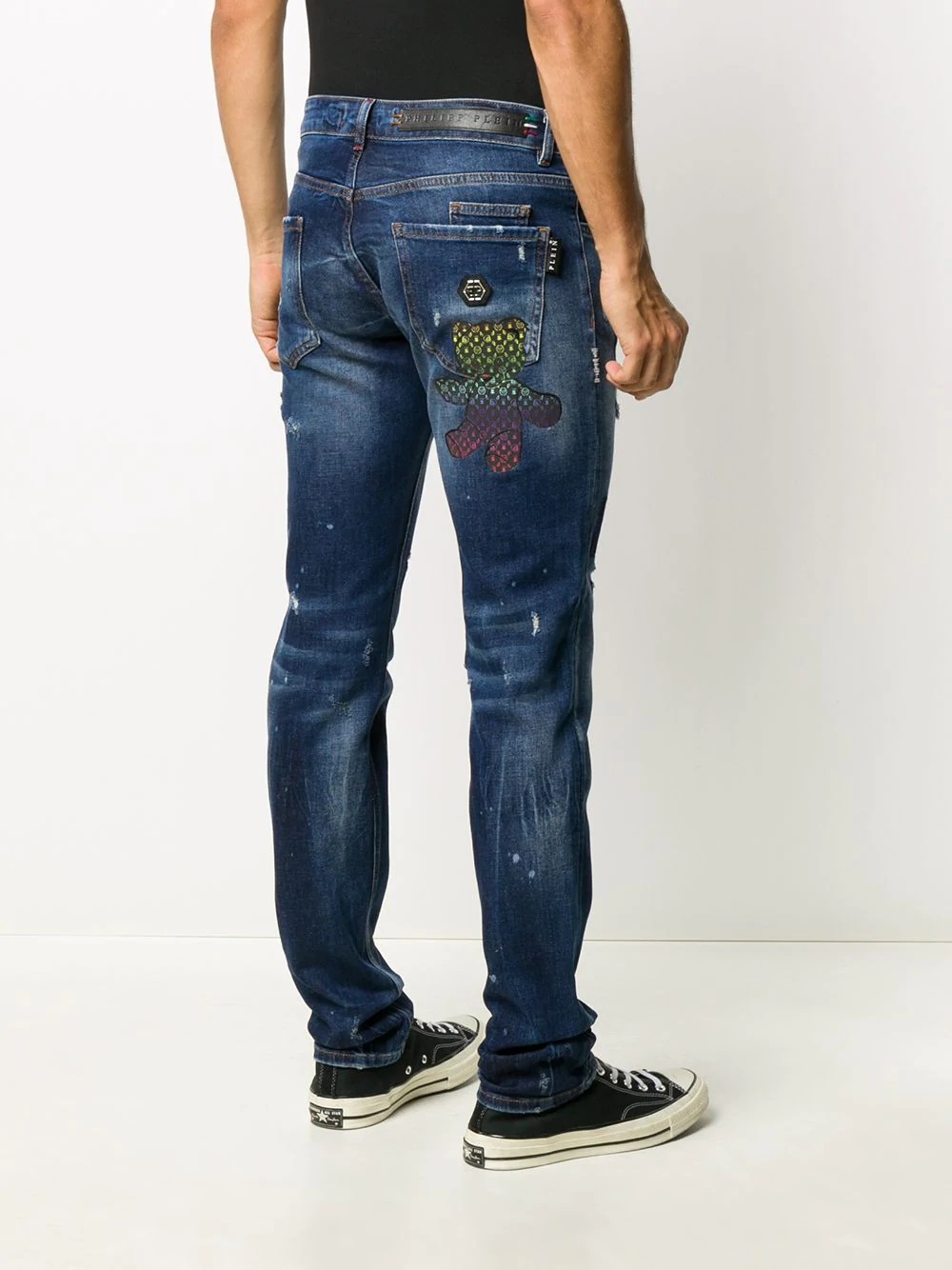 Teddy Bear straight-leg jeans - 4