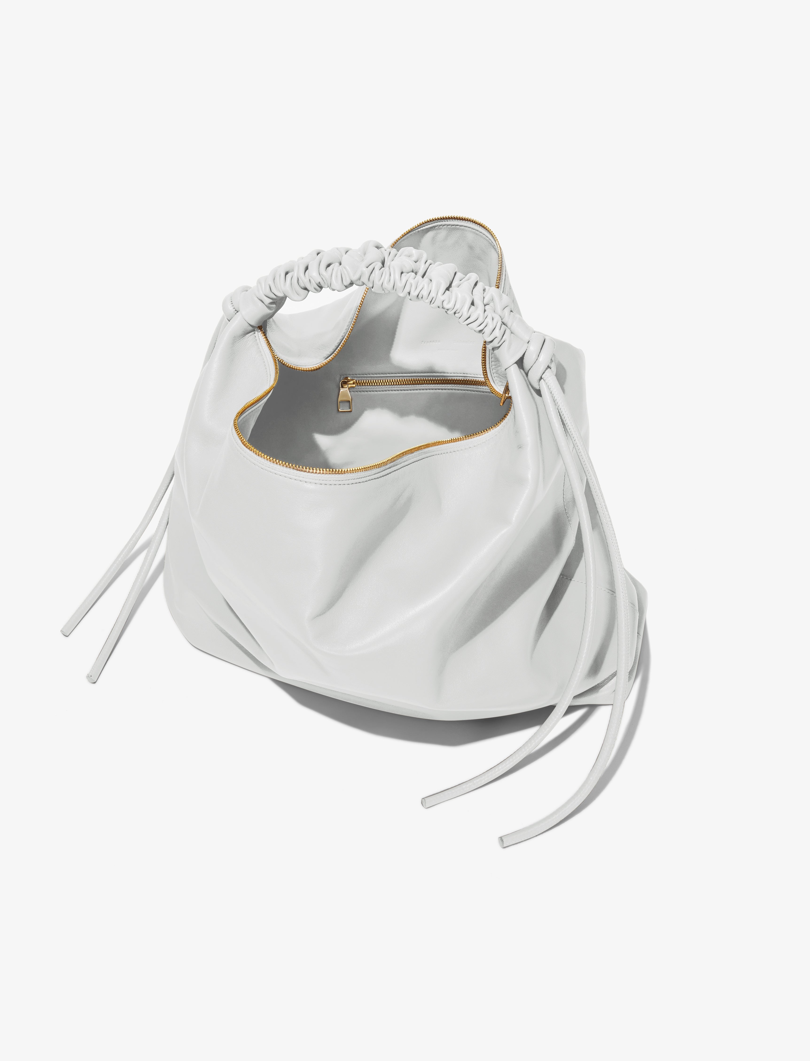 Large Drawstring Shoulder Bag - 5