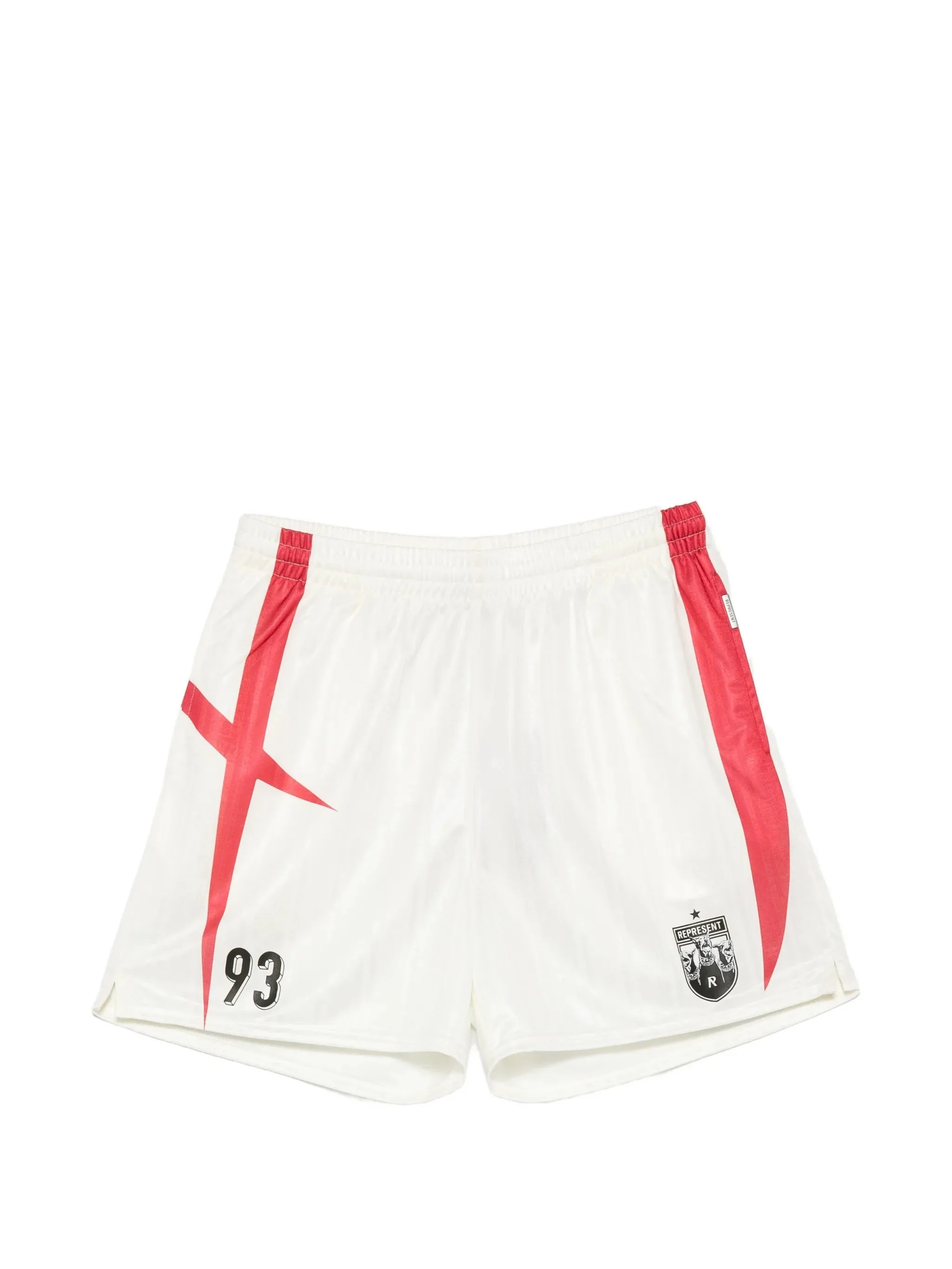 Represent Spike Logo-patch Panelled Shorts - 1