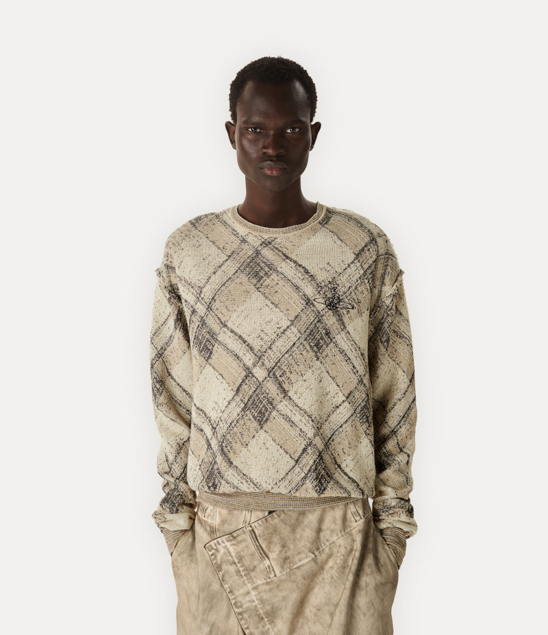 BROKEN TARTAN JUMPER 4