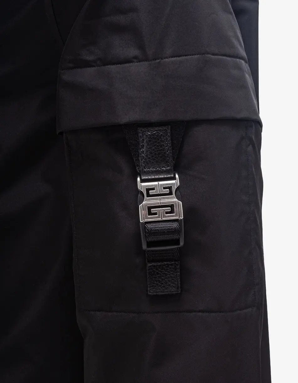 Givenchy Black 4G Buckle Pocket Overshirt - 6