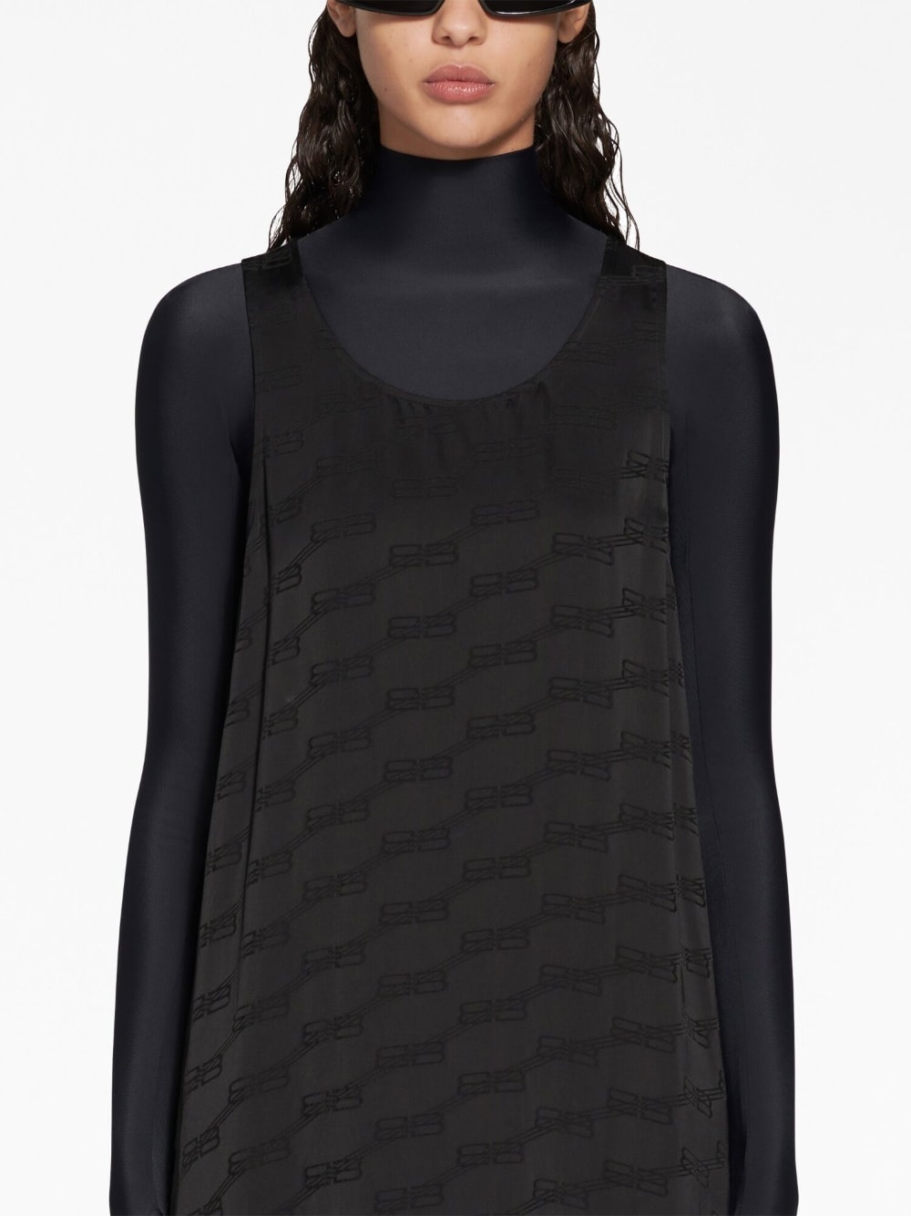 monogram sleeveless top - 5