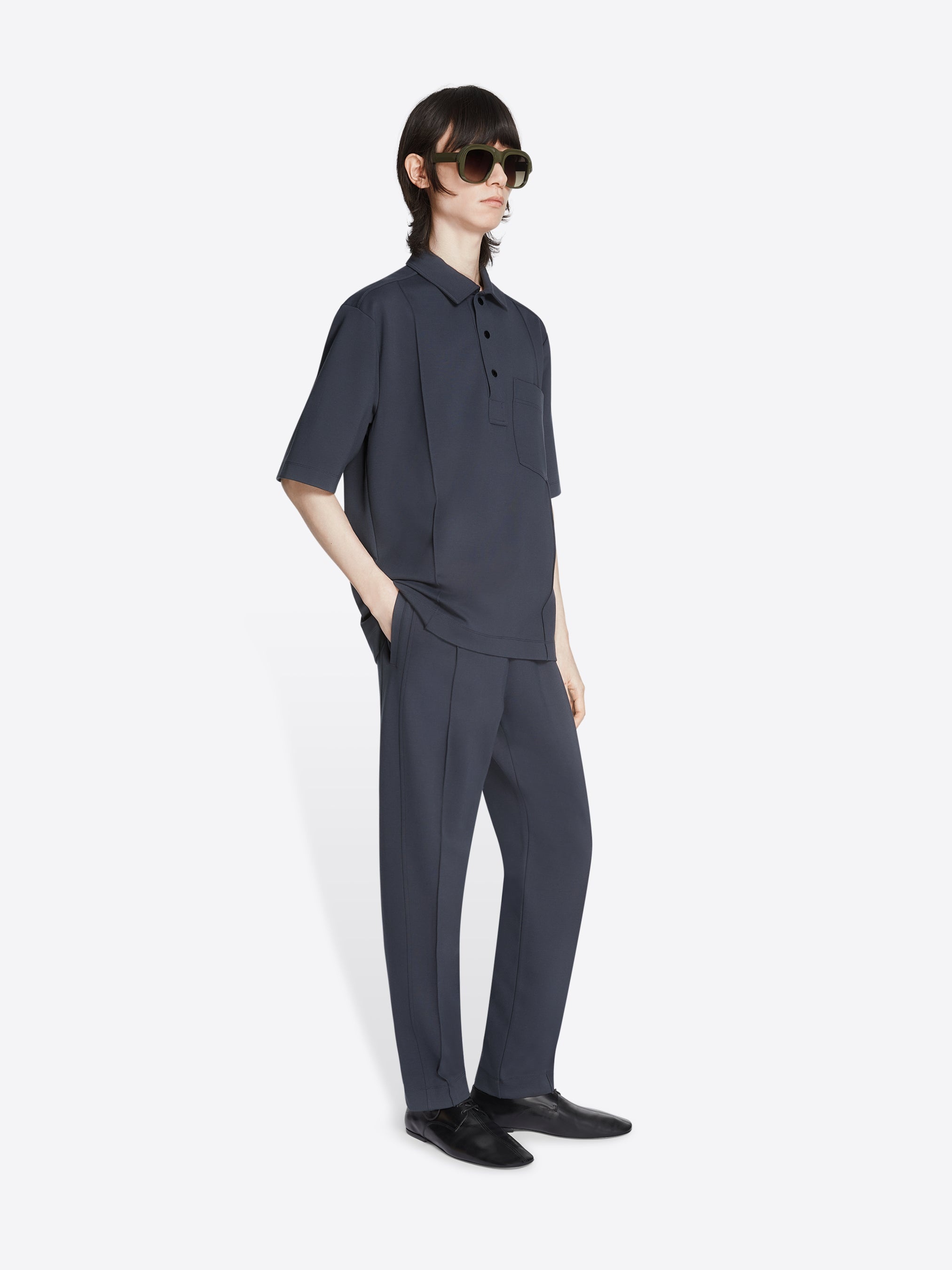 VISCOSE POLO SHIRT - 3