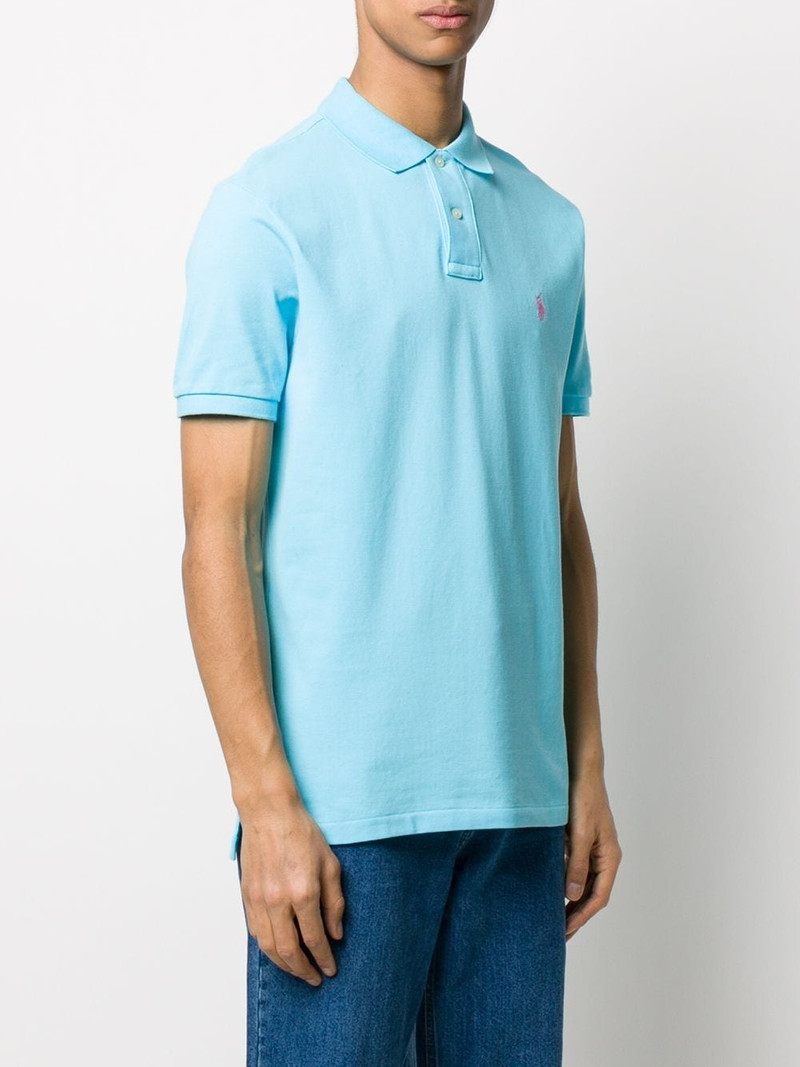embroidered logo polo shirt 3