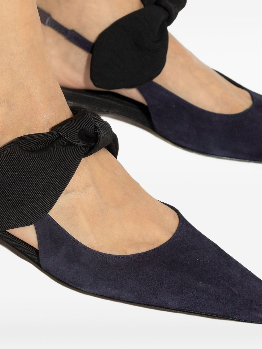 bow slingback trainers - 5