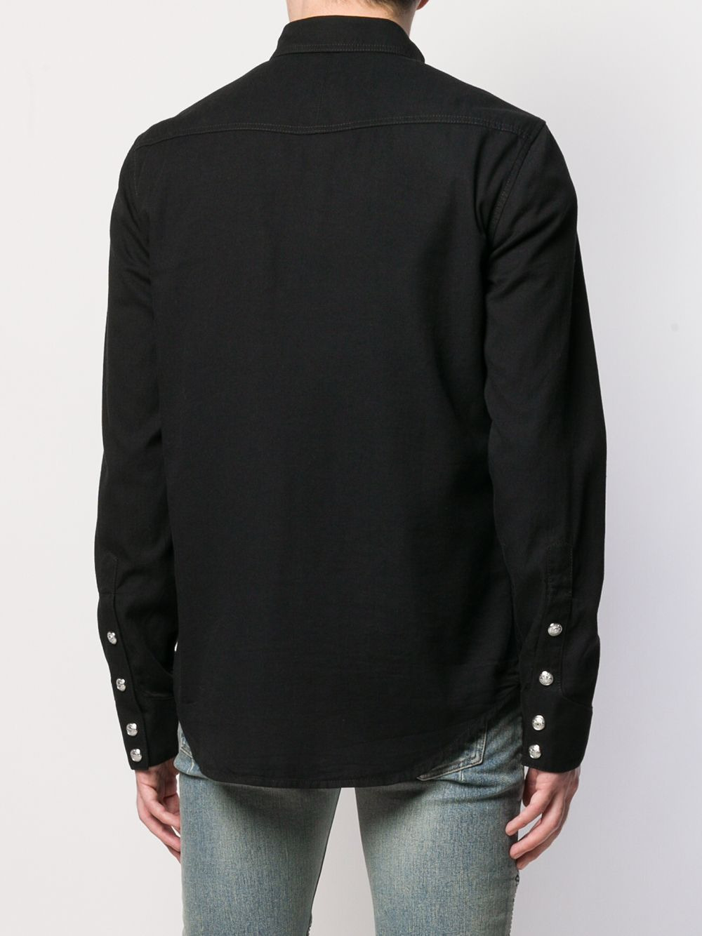 embroidered logo shirt - 4
