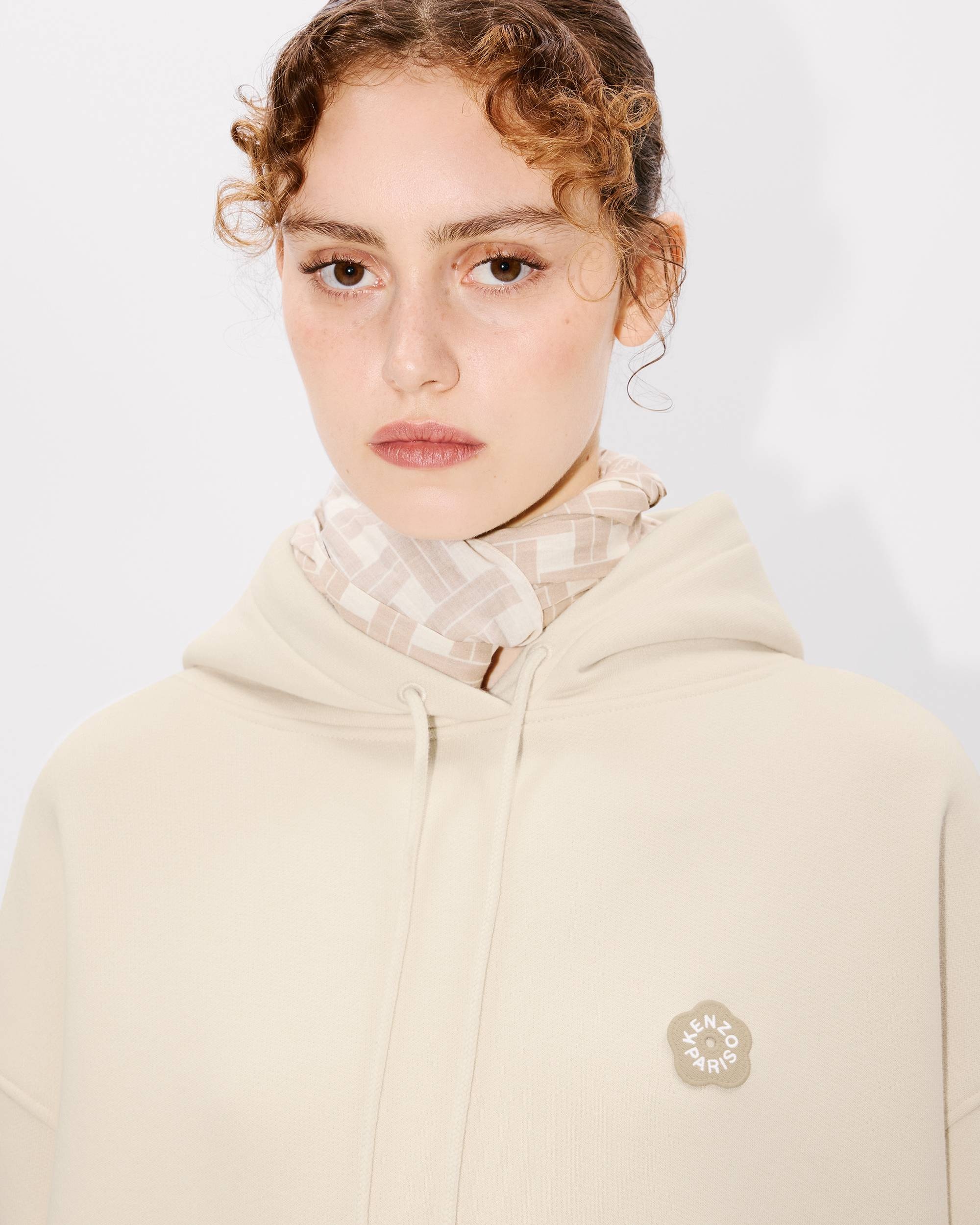 'Boke Flower 2.0' embroidered oversized hoodie in cotton - 6