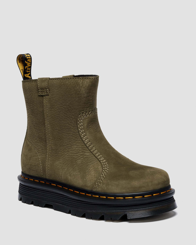 Dr. Martens ZEBZAG RIGGER Slip On Nubuck Boots outlook