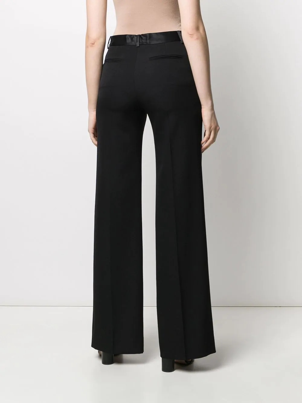 high-waisted wide leg trousers - 4